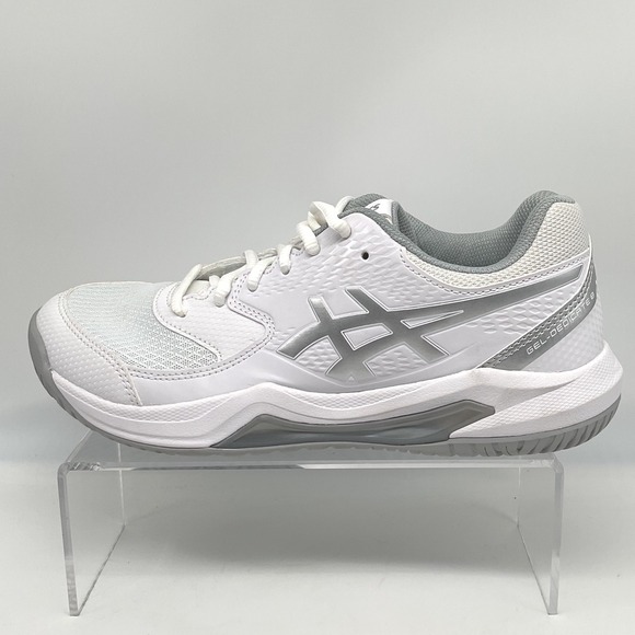 ASICS Gel Dedicate 8 Women's White Silver Tennis Shoes Size 9 NEW‎ - Picture 4 of 11